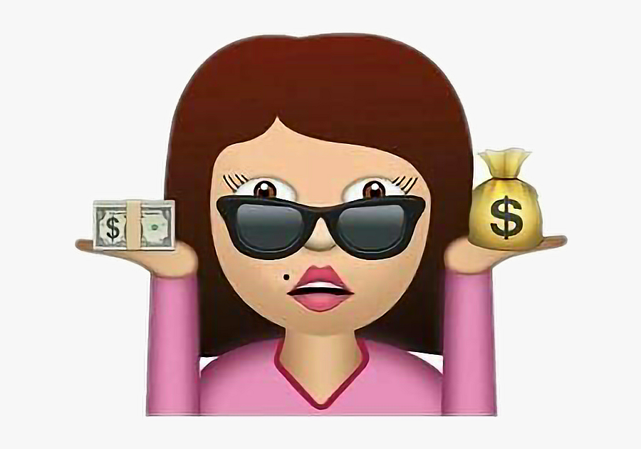 Girl Money Girly Power Supergirl Women Woman Clipart - Cartoon Girl With Money, Transparent Clipart