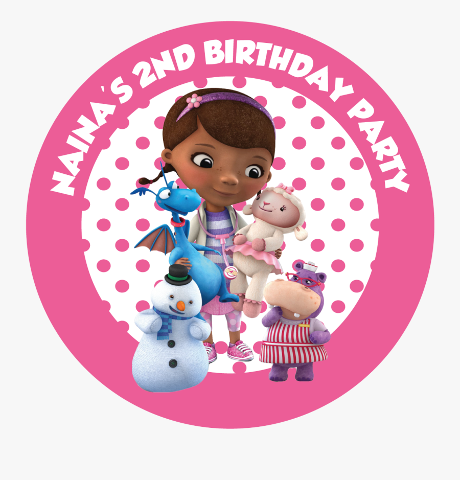Doc Mcstuffins Party Box Stickers - Doc Mcstuffins Png, Transparent Clipart