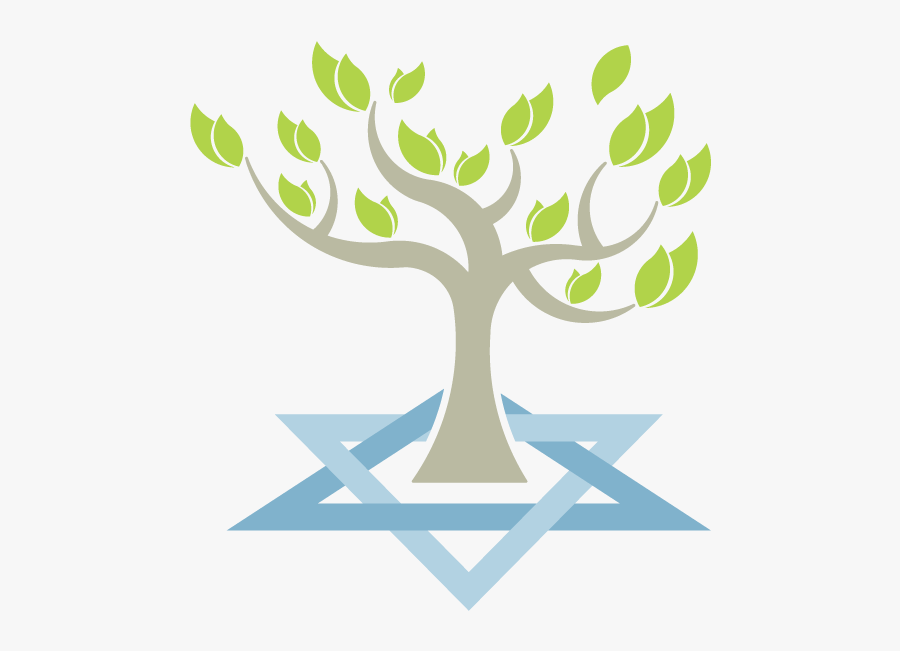 Tree Of Life Jewish Star, Transparent Clipart