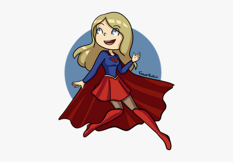 Supergirl Clipart Brave Face - Supergirl Clipart Png, Transparent Clipart