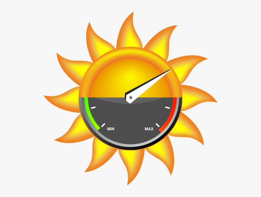 Solar Power Meter - Sun Clipart Hd, Transparent Clipart