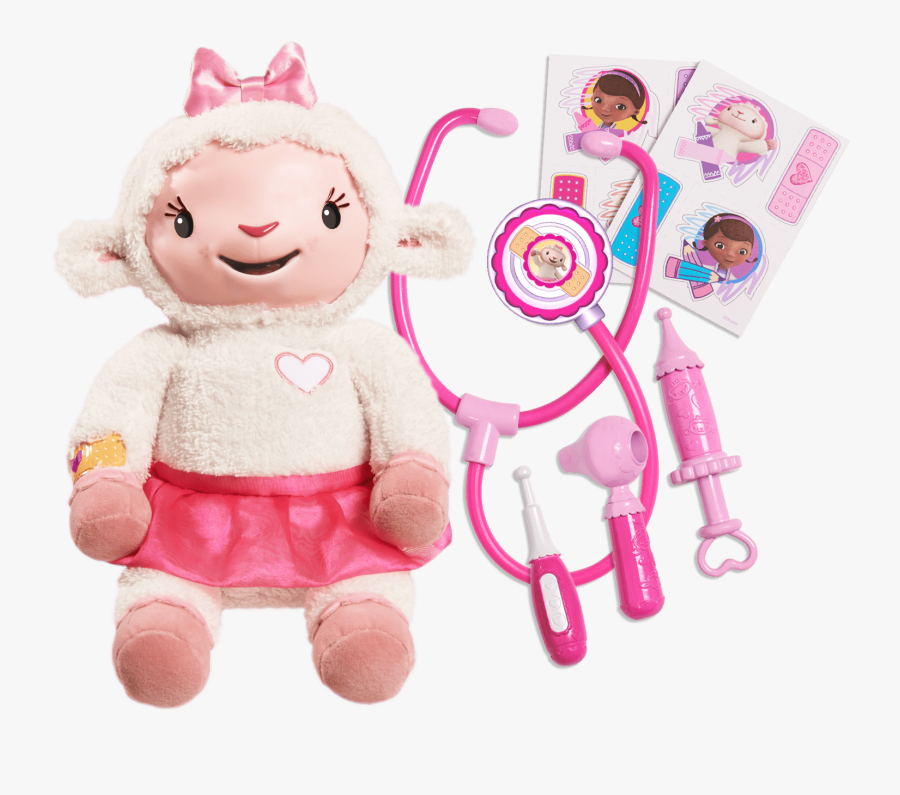 Doc Mcstuffins Take Care Of Me Lambie, Transparent Clipart