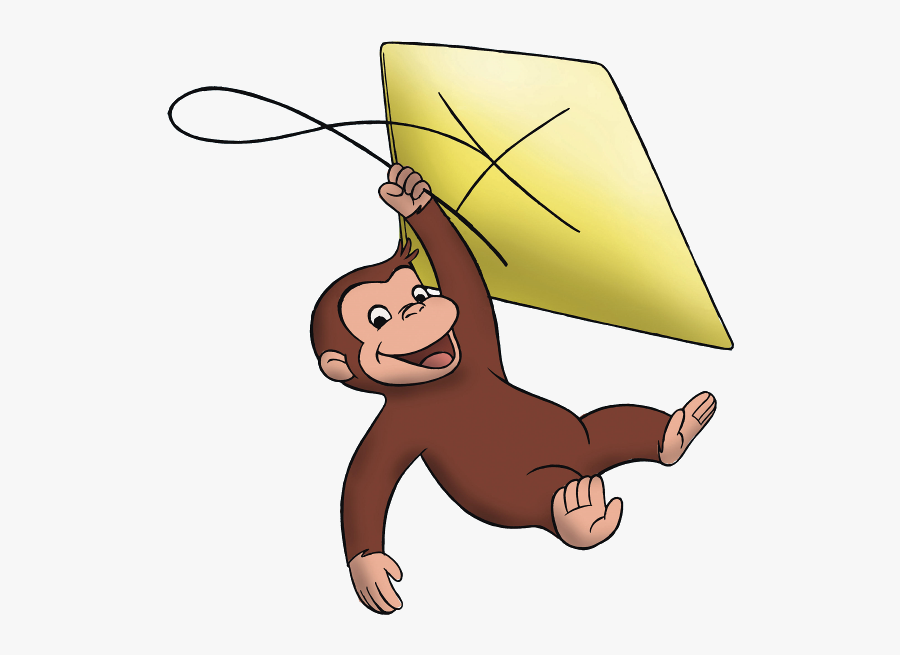 Curious George - Curious George With Kite , Free Transparent Clipart - Clip...