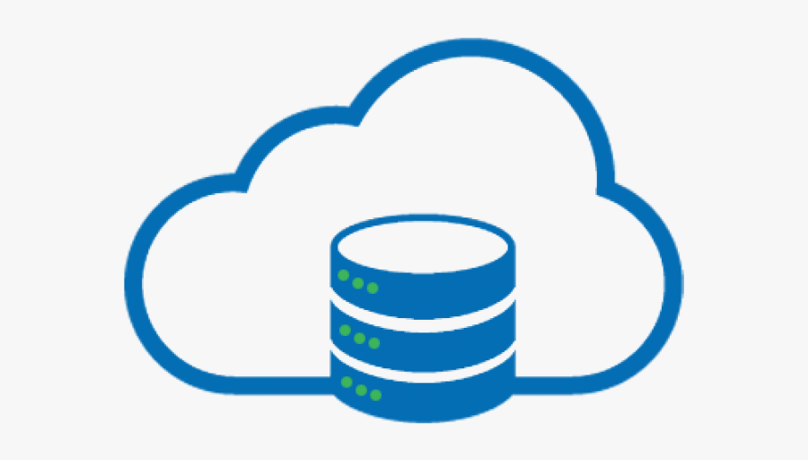 Cloud Database, Transparent Clipart