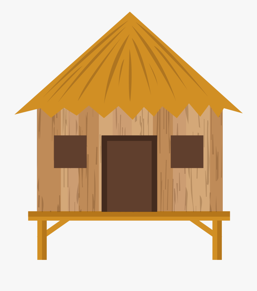 House Clipart Straw - Transparent Nipa Hut Png, Transparent Clipart