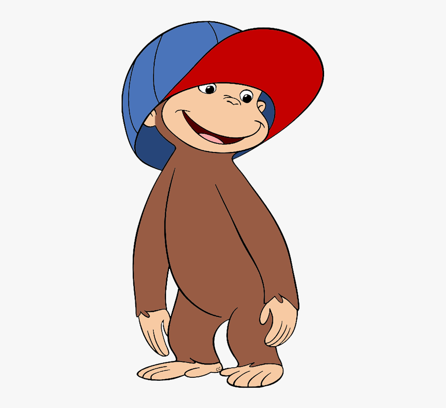 Curious George In Hat, Transparent Clipart