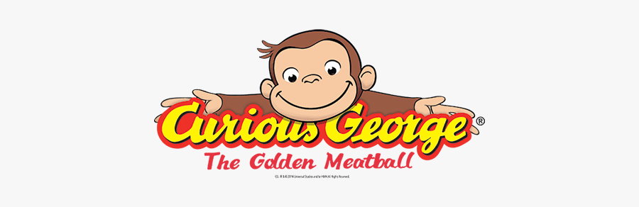 Mti Curious George The Golden Meatball Tya Logo - Curious George Logo, Transparent Clipart