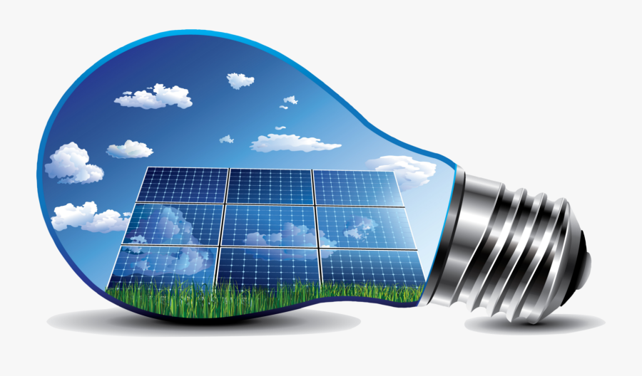 Solar Energy Light Bulb, Transparent Clipart