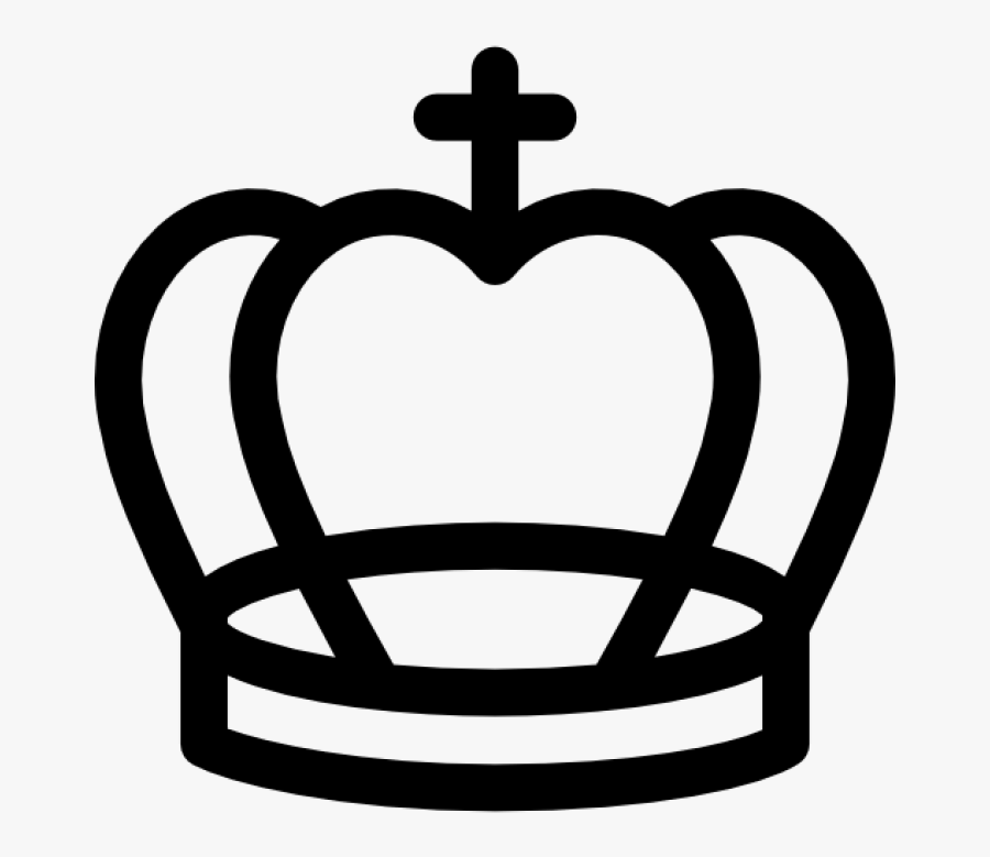 Crown Outline Queen - Corona Icono Png, Transparent Clipart