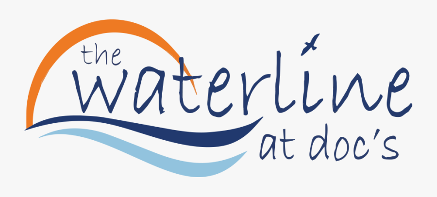 The Waterline At Doc"s - Calligraphy, Transparent Clipart