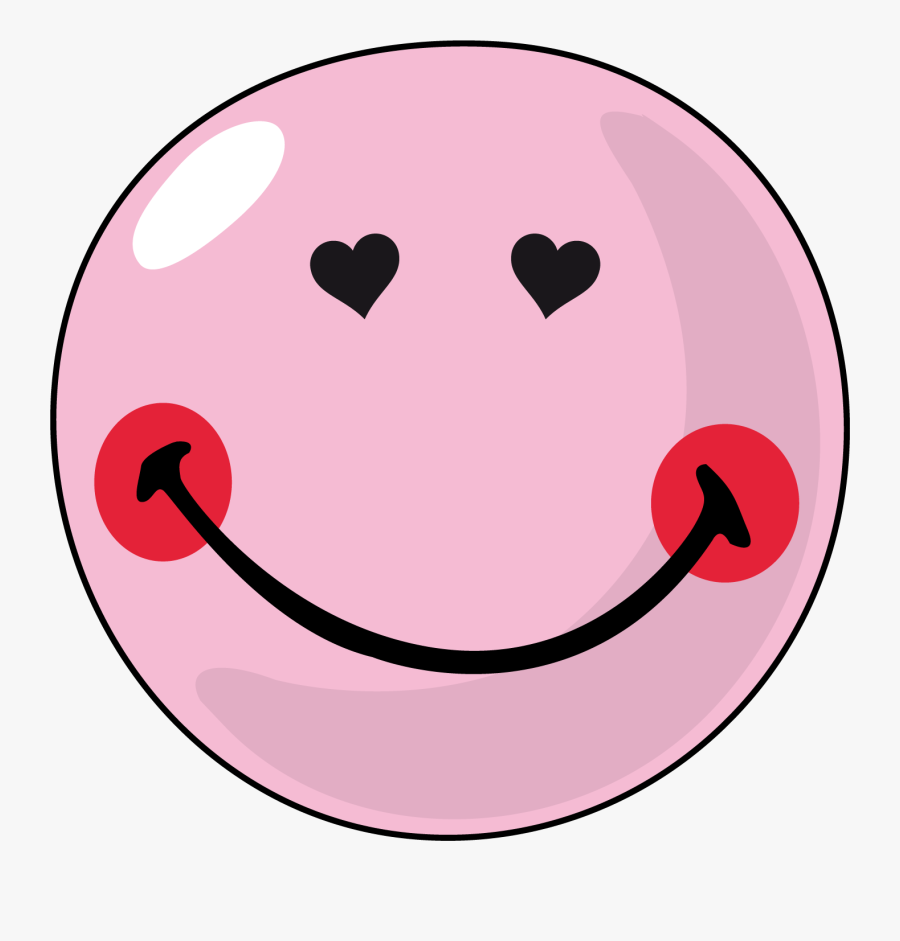 Love Face Smiley Clipart - Smiley, Transparent Clipart