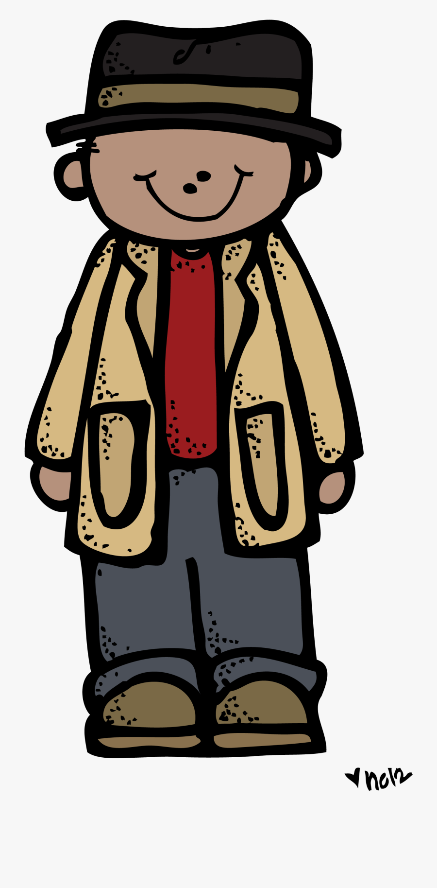 Detective Clipart - Melonheadz Detective, Transparent Clipart