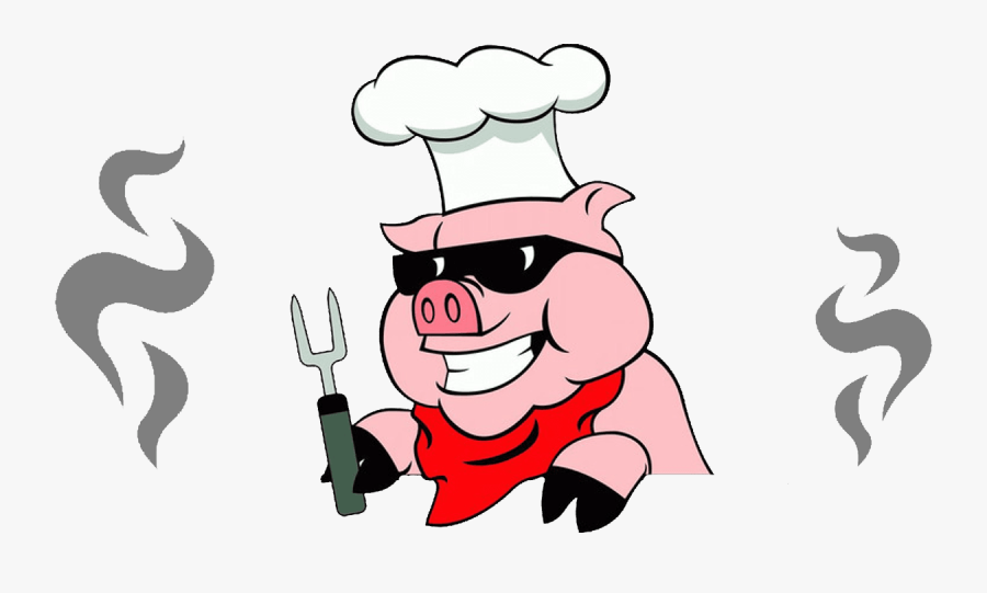 Pig In Chef Hat, Transparent Clipart