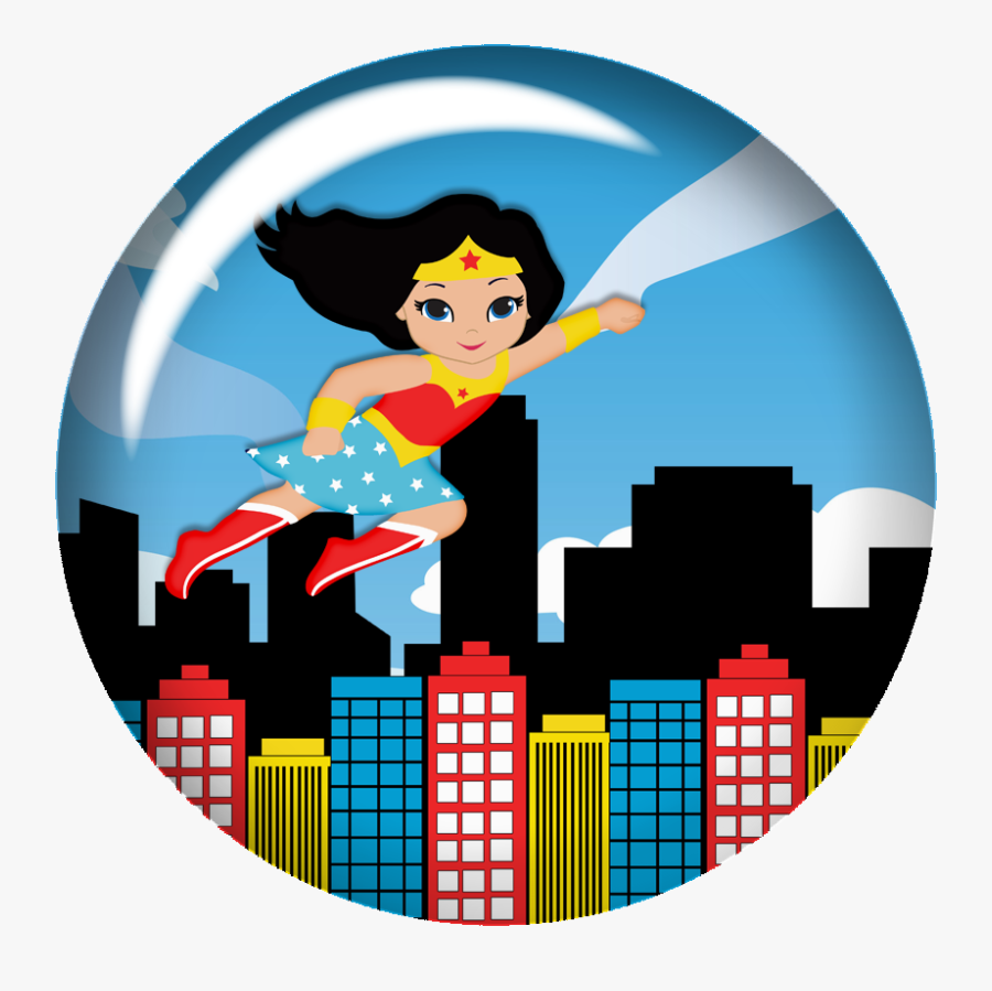 Transparent Wonder Why Clipart - Mujer Maravilla Caricatura, Transparent Clipart