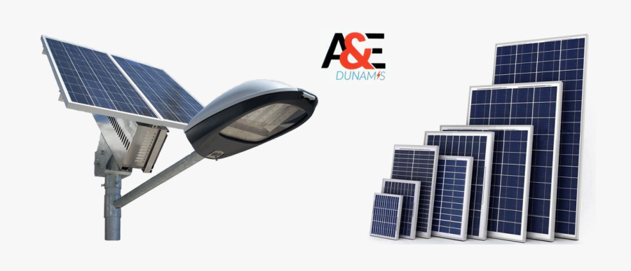 Solar Street Light Transparent Png - Convex Mirror Street Light, Transparent Clipart