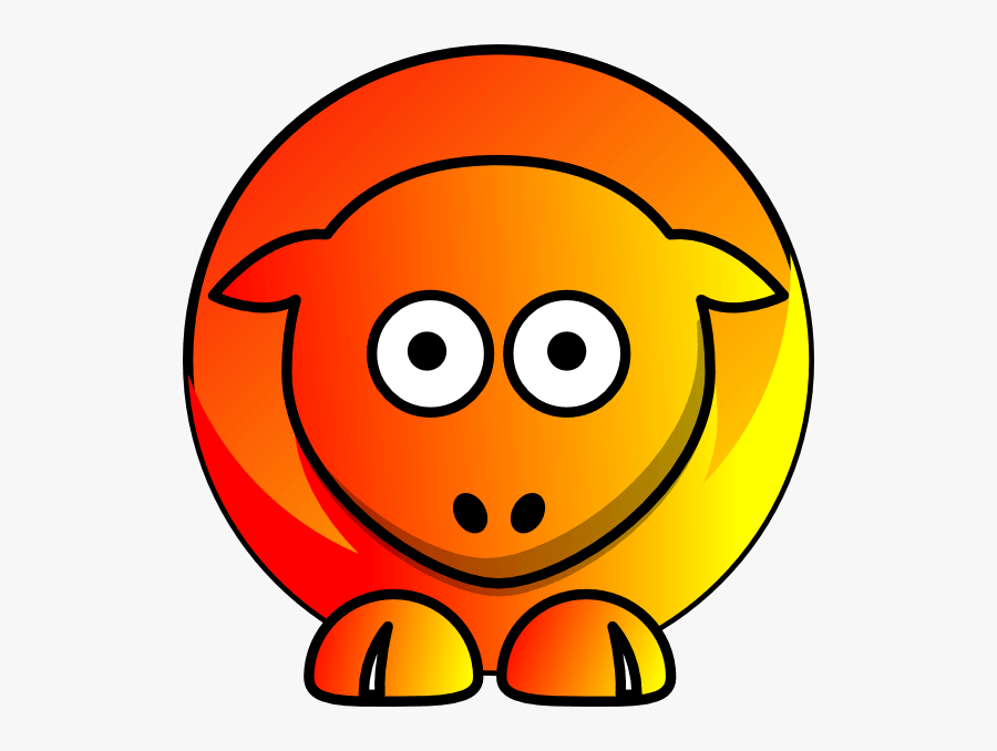 Fire Clipart Smiley - Animated Cow Png, Transparent Clipart