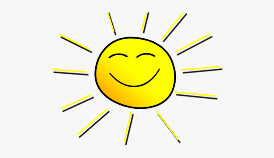 Cliparts Smiling Sun Free Download Clip Art - Sun With A Smile, Transparent Clipart