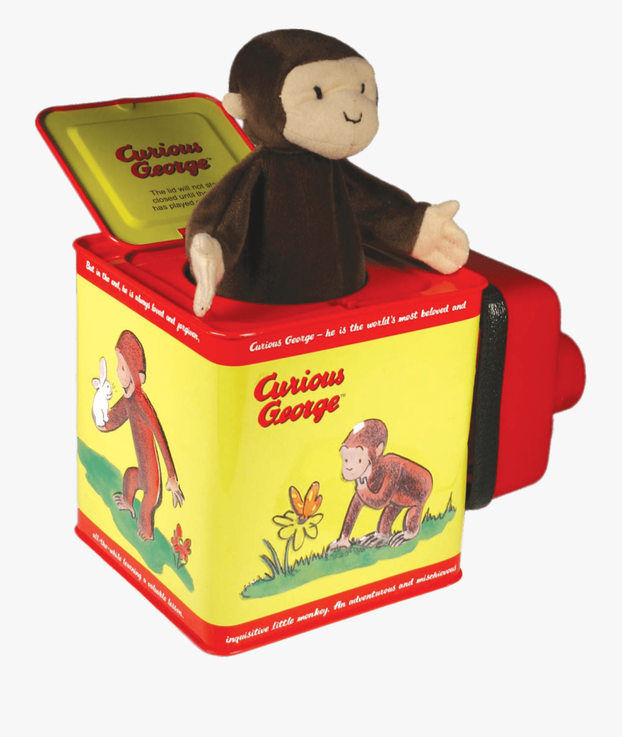 Curious George Jack In The Box, Transparent Clipart