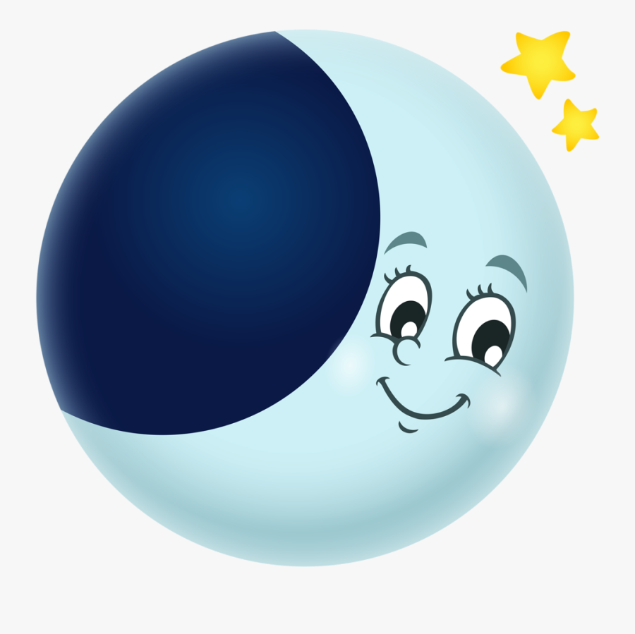 Moon And Stars Theme Collection, Transparent Clipart