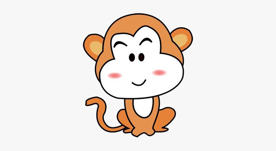 Monkey Little Clipart Image And For Free Transparent - 卡通 版 猴子, Transparent Clipart