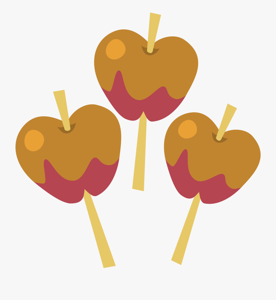 Apple On A Stick Clipart - My Little Pony Caramel Apple Cutie Mark, Transparent Clipart