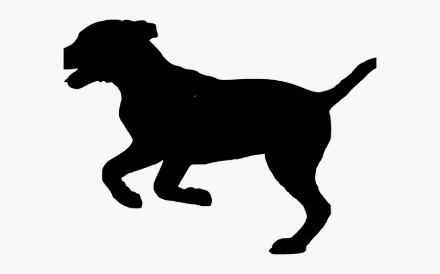 Shadow Clipart Husky - Running Dog Silhouette Transparent Background, Transparent Clipart