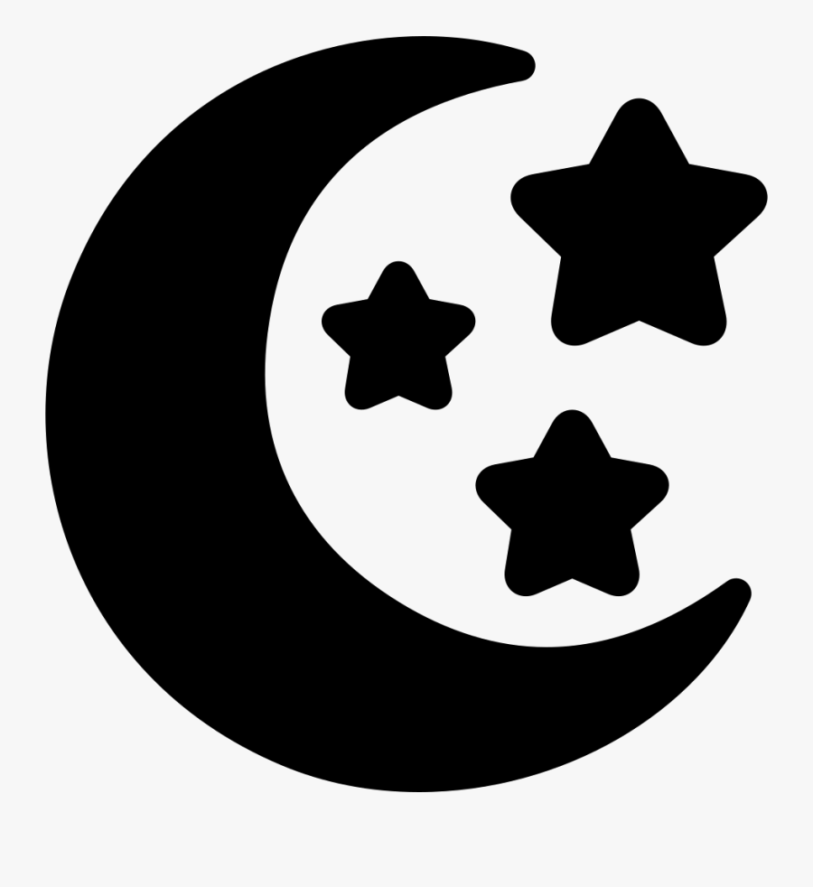 Moon Clipart Svg - Stars And Moon Svg, Transparent Clipart