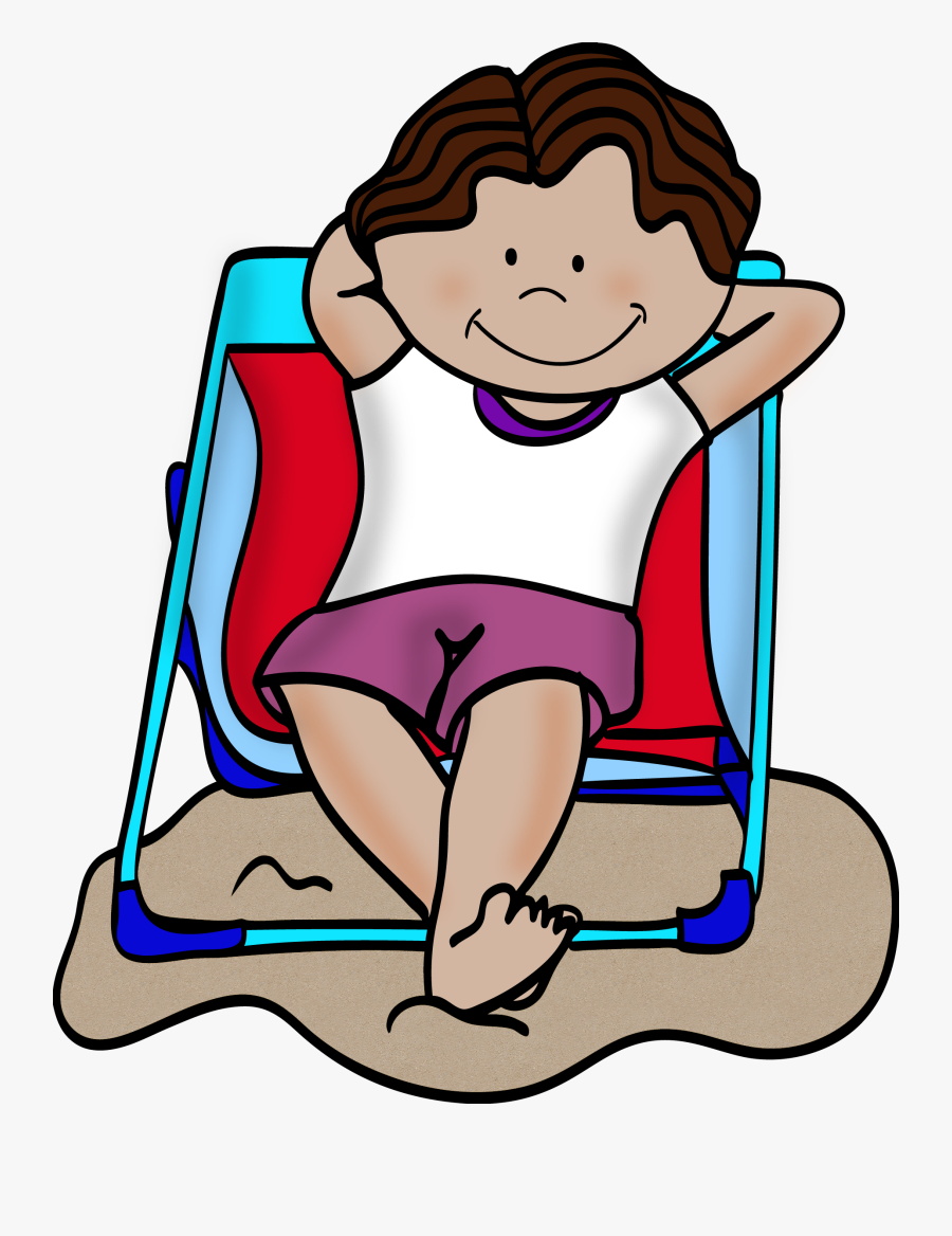 Child Relaxing Clipart, Transparent Clipart