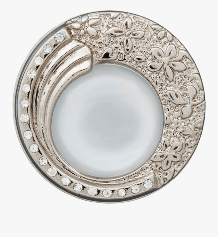 Simple Rhinestone/polyeser Butt - Circle, Transparent Clipart