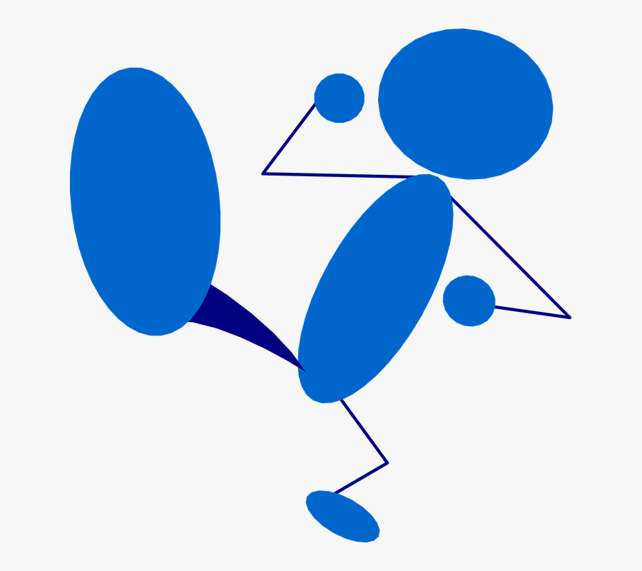 Kicking Clip Art, Transparent Clipart