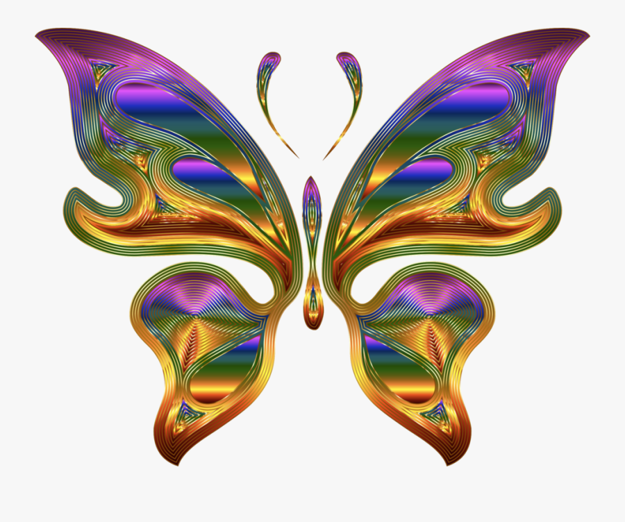 Butterfly Avatar, Transparent Clipart