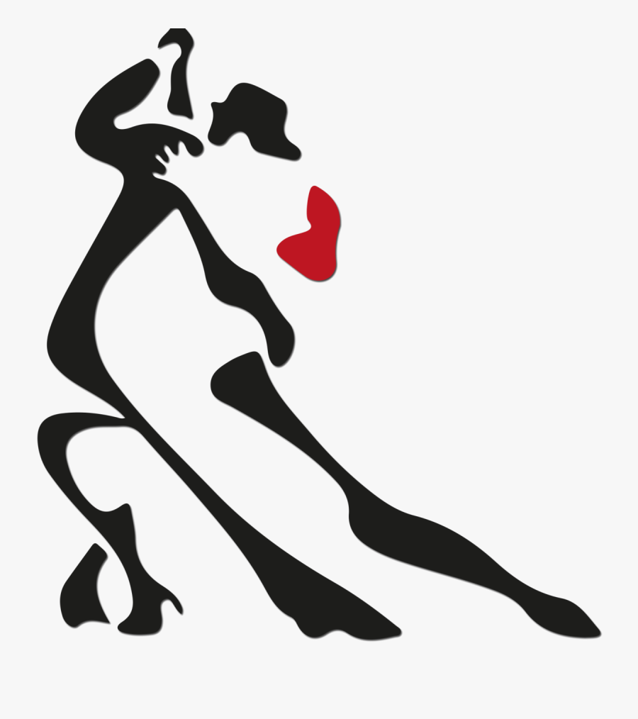 Neotango Vector Shadow 1200×1299 - Tango Dancing Black And White, Transparent Clipart
