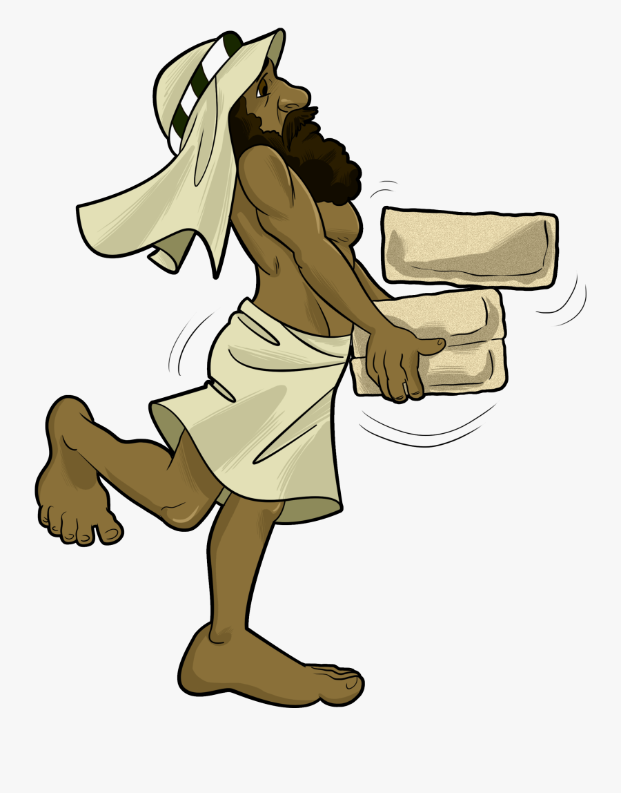 Moses Exodus, Moses Bible Crafts, Plagues Of Egypt, - Bible Character Png Exodus, Transparent Clipart