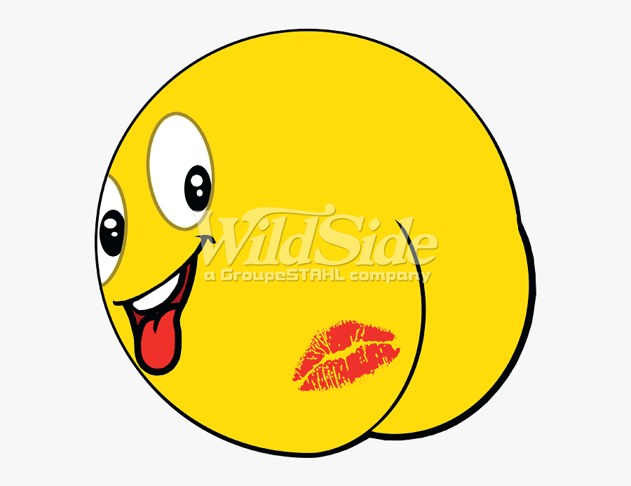 Clip Art Kiss Emoji Transparent - Emoji Butt Kiss, Transparent Clipart