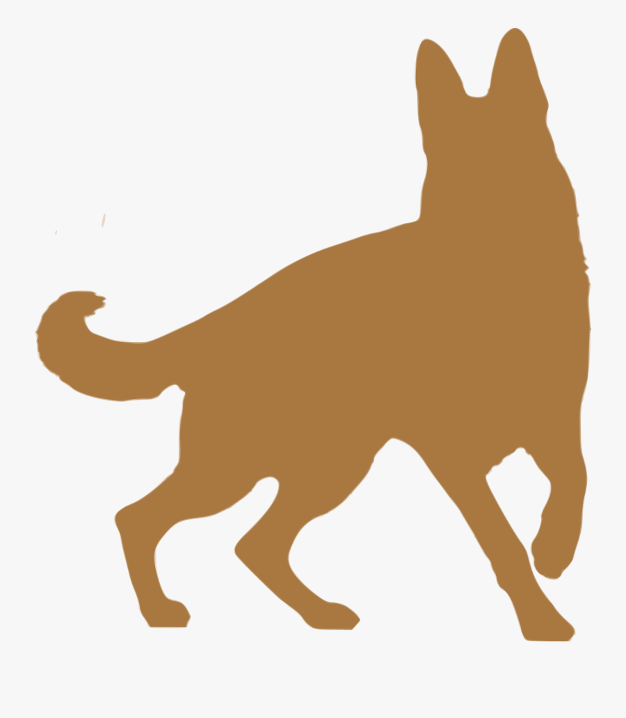 Clipart Silhouette Animaux - Dog Sticker, Transparent Clipart