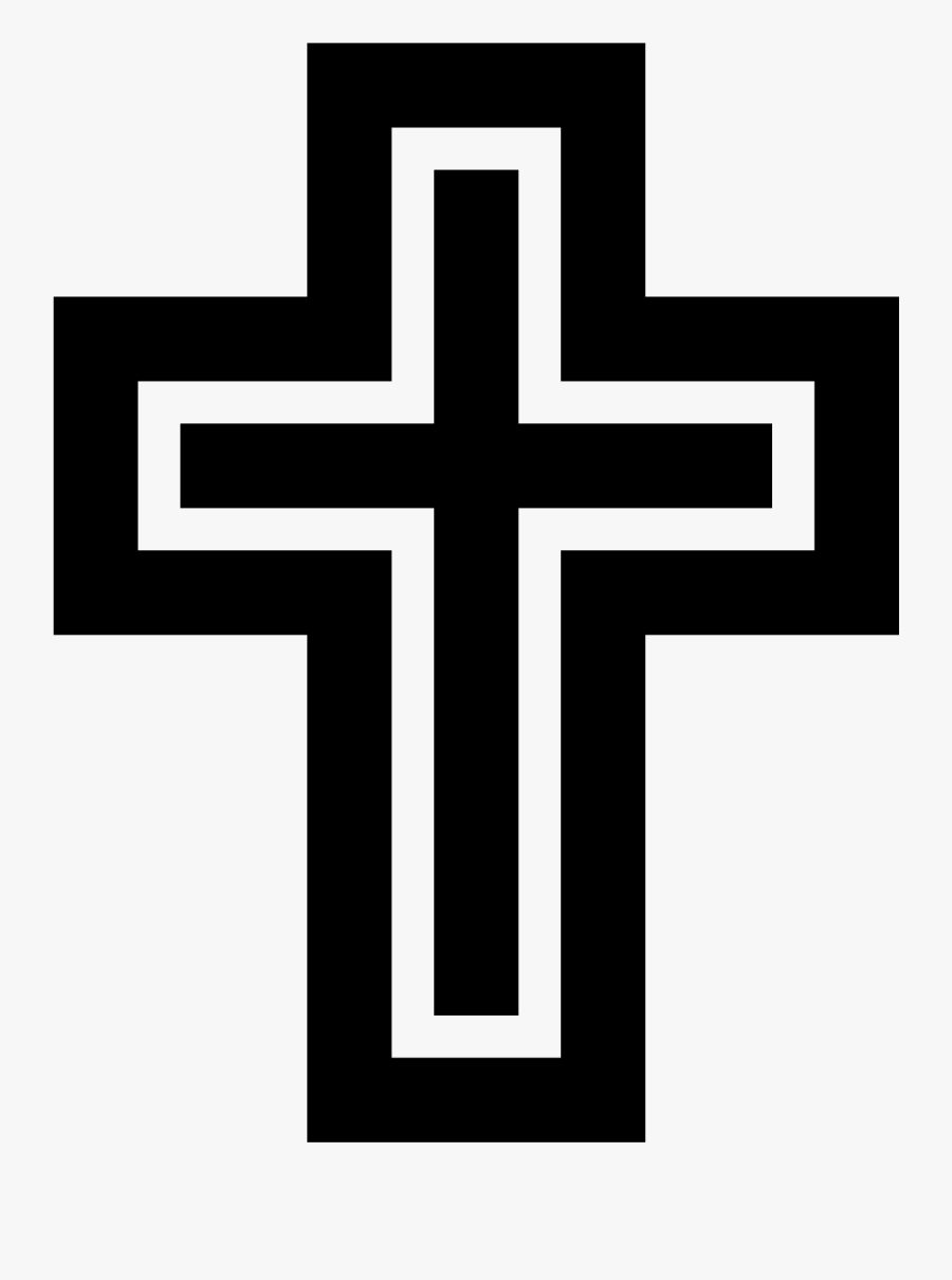 Crucifix Clipart Cross Shape - Cross Icon, Transparent Clipart