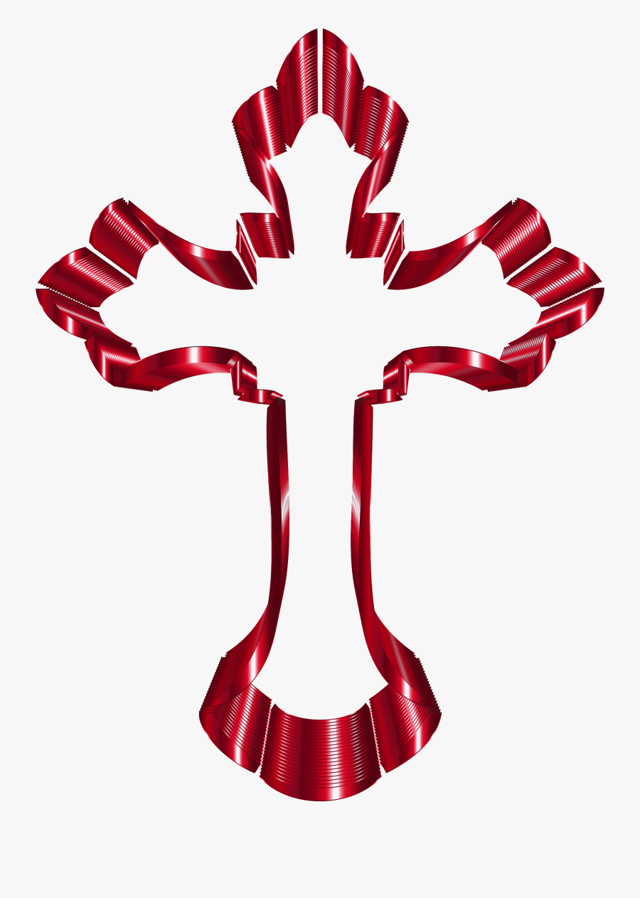 Crucifix Clipart Red - Background Png Big Cross, Transparent Clipart