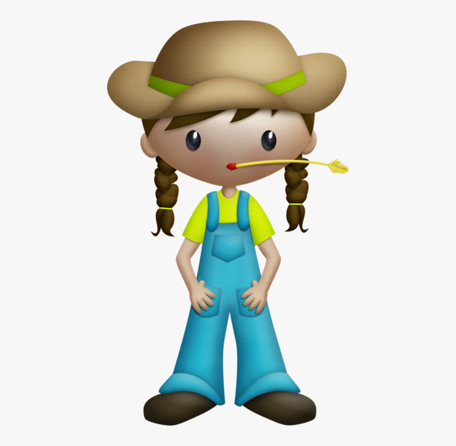 Clip Art Farm Girl - Farmer Boy Clipart, Transparent Clipart