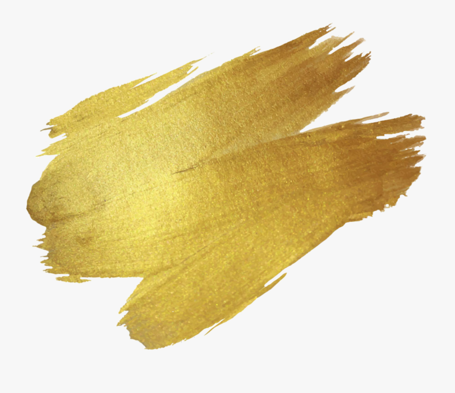 Paint Brush Gold Drawing Free Hd Image Clipart - Paint Gold Png, Transparent Clipart