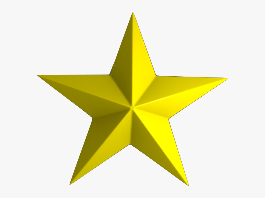 Golden Star For Logo, Transparent Clipart