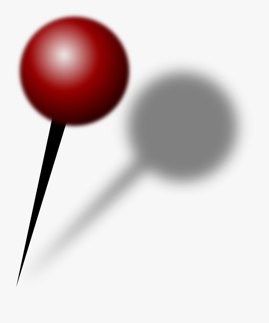 Map Pin With Shadow Svg Clip Arts - Map Pin Clip Art, Transparent Clipart