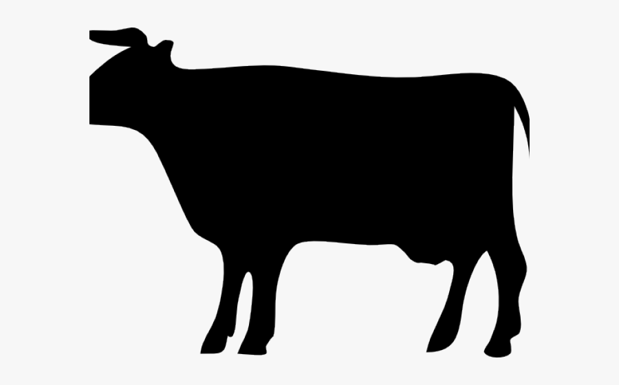 Cow Silhouette, Transparent Clipart