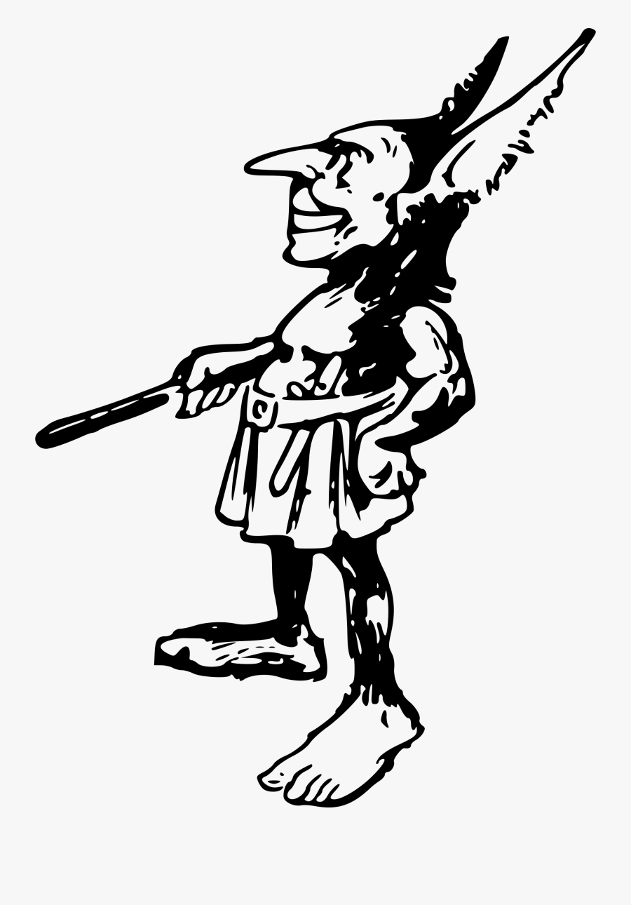 Elf Troll Guy - Illustration, Transparent Clipart