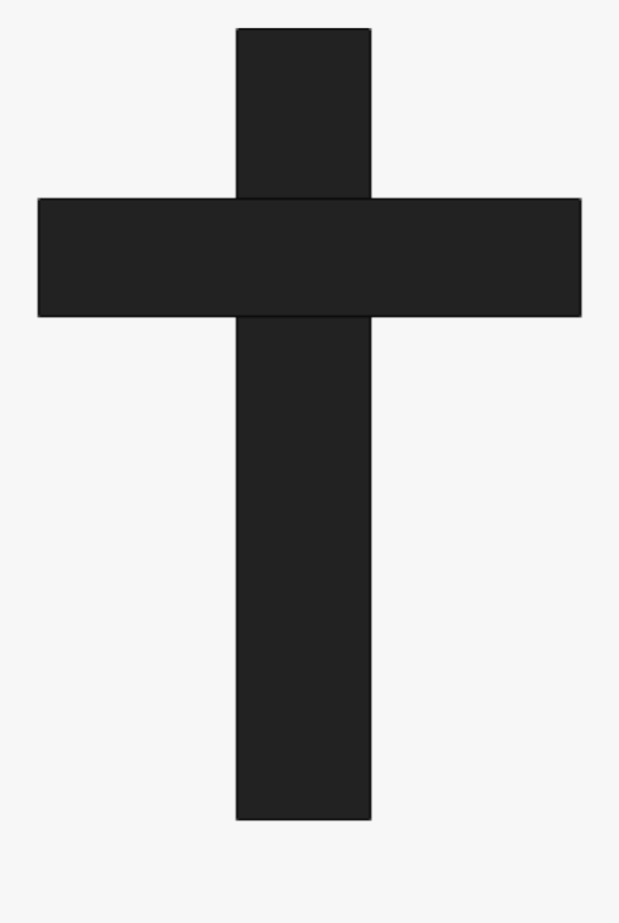 Ireland Big Image Png - Silhouette Of A Cross, Transparent Clipart