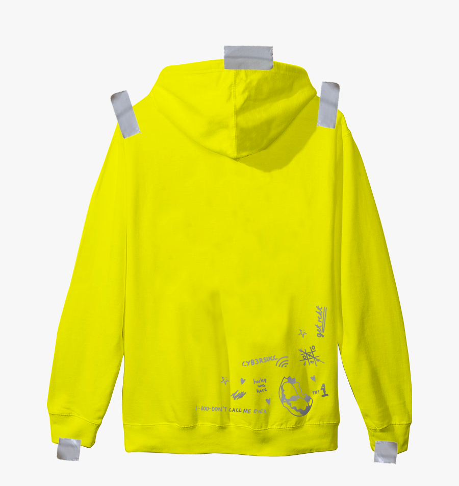 Cybear Monday Patch Hoodie - Piumino Giallo Colmar Donna, Transparent Clipart