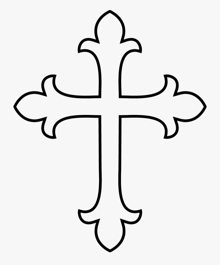 Christian Cross Png High-quality Image - Cross Black And White Clipart, Transparent Clipart