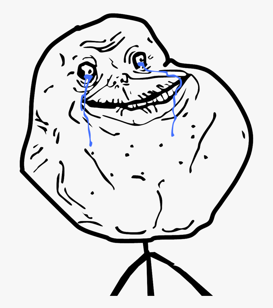 Transparent Lonely Clipart - Imagenes Png Forever Alone, Transparent Clipart