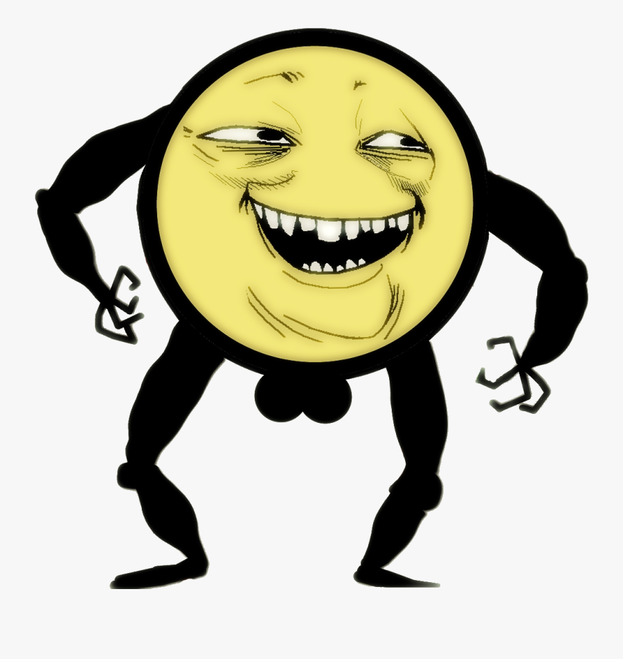 Meme Clipart Troll - Troll Face Meme, Transparent Clipart