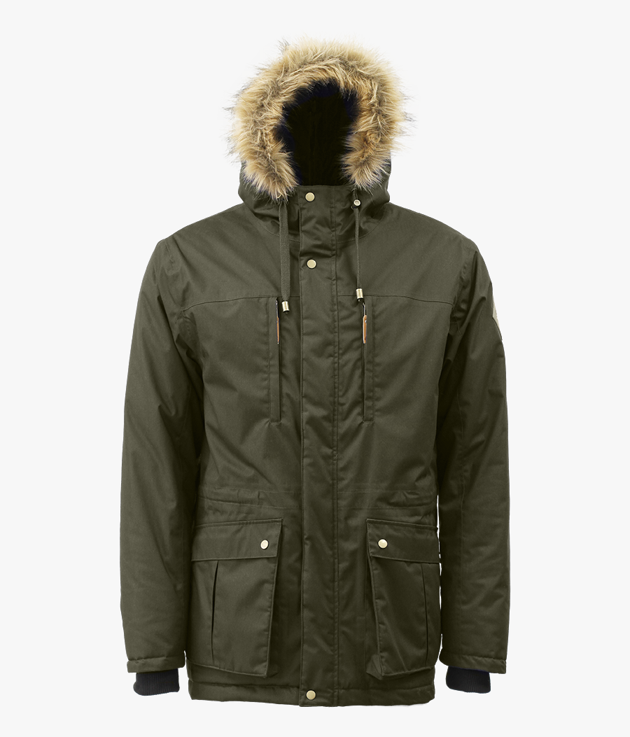 Coat Clipart Waterproof Jacket - Men Winter Parka, Transparent Clipart