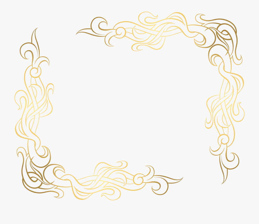 Gold Decoration Transparent Png, Transparent Clipart
